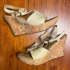 Born Patterned Wedges / Size 10